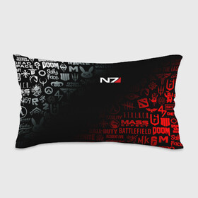 Подушка 3D антистресс с принтом  MASS EFFECT N7 в городе Новоалтайск, наволочка — 100% полиэстер, наполнитель — вспененный полистирол | состоит из подушки и наволочки на молнии | beyond good and evil | brawl stars | call of duty | cyberpunk 2077 | death stranding | detroit become human | fortnite | tes | the elder scrolls | war | киберпанк 2077 | масс эффект | фортнайт