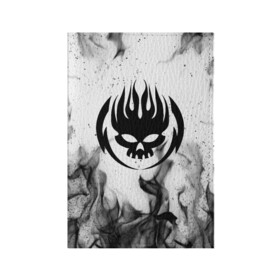 Обложка для паспорта матовая кожа с принтом THE OFFSPRING в городе Новоалтайск, натуральная матовая кожа | размер 19,3 х 13,7 см; прозрачные пластиковые крепления | america | offspring | the offspring | usa | америка | атом уиллард | грег к | декстер холланд | джеймс лилья | нудлс | огонь | офспринг | оффспринг | пит парада | пламя | рон уэлти | сша | череп
