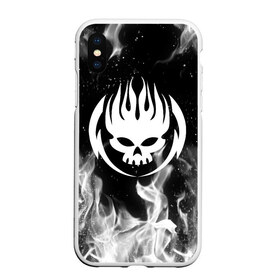Чехол для iPhone XS Max матовый с принтом THE OFFSPRING в городе Новоалтайск, Силикон | Область печати: задняя сторона чехла, без боковых панелей | america | offspring | the offspring | usa | америка | атом уиллард | грег к | декстер холланд | джеймс лилья | нудлс | огонь | офспринг | оффспринг | пит парада | пламя | рон уэлти | сша | череп
