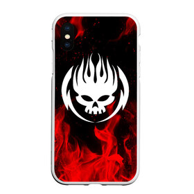 Чехол для iPhone XS Max матовый с принтом THE OFFSPRING в городе Новоалтайск, Силикон | Область печати: задняя сторона чехла, без боковых панелей | america | offspring | the offspring | usa | америка | атом уиллард | грег к | декстер холланд | джеймс лилья | нудлс | огонь | офспринг | оффспринг | пит парада | пламя | рон уэлти | сша | череп