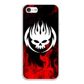 Чехол для iPhone 5/5S матовый с принтом THE OFFSPRING в городе Новоалтайск, Силикон | Область печати: задняя сторона чехла, без боковых панелей | america | offspring | the offspring | usa | америка | атом уиллард | грег к | декстер холланд | джеймс лилья | нудлс | огонь | офспринг | оффспринг | пит парада | пламя | рон уэлти | сша | череп