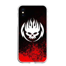 Чехол для iPhone XS Max матовый с принтом THE OFFSPRING в городе Новоалтайск, Силикон | Область печати: задняя сторона чехла, без боковых панелей | america | offspring | the offspring | usa | америка | атом уиллард | грег к | декстер холланд | джеймс лилья | нудлс | огонь | офспринг | оффспринг | пит парада | пламя | рон уэлти | сша | череп