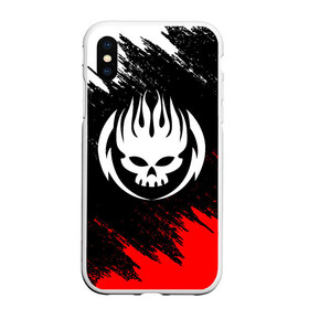 Чехол для iPhone XS Max матовый с принтом THE OFFSPRING в городе Новоалтайск, Силикон | Область печати: задняя сторона чехла, без боковых панелей | america | offspring | the offspring | usa | америка | атом уиллард | грег к | декстер холланд | джеймс лилья | нудлс | огонь | офспринг | оффспринг | пит парада | пламя | рон уэлти | сша | череп