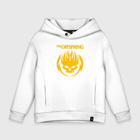 Детское худи Oversize хлопок с принтом THE OFFSPRING в городе Новоалтайск, френч-терри — 70% хлопок, 30% полиэстер. Мягкий теплый начес внутри —100% хлопок | боковые карманы, эластичные манжеты и нижняя кромка, капюшон на магнитной кнопке | Тематика изображения на принте: america | offspring | the offspring | usa | америка | атом уиллард | грег к | декстер холланд | джеймс лилья | нудлс | огонь | офспринг | оффспринг | пит парада | пламя | рон уэлти | сша | череп