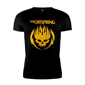 Мужская футболка премиум с принтом THE OFFSPRING в городе Новоалтайск, 92% хлопок, 8% лайкра | приталенный силуэт, круглый вырез ворота, длина до линии бедра, короткий рукав | america | offspring | the offspring | usa | америка | атом уиллард | грег к | декстер холланд | джеймс лилья | нудлс | огонь | офспринг | оффспринг | пит парада | пламя | рон уэлти | сша | череп