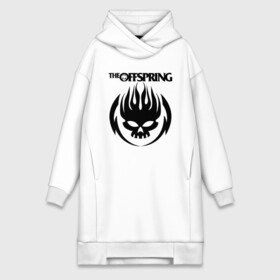 Платье-худи хлопок с принтом THE OFFSPRING в городе Новоалтайск,  |  | america | offspring | the offspring | usa | америка | атом уиллард | грег к | декстер холланд | джеймс лилья | нудлс | огонь | офспринг | оффспринг | пит парада | пламя | рон уэлти | сша | череп