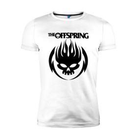 Мужская футболка премиум с принтом THE OFFSPRING в городе Новоалтайск, 92% хлопок, 8% лайкра | приталенный силуэт, круглый вырез ворота, длина до линии бедра, короткий рукав | america | offspring | the offspring | usa | америка | атом уиллард | грег к | декстер холланд | джеймс лилья | нудлс | огонь | офспринг | оффспринг | пит парада | пламя | рон уэлти | сша | череп
