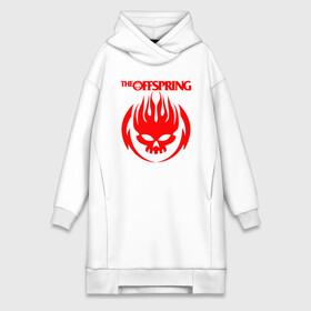 Платье-худи хлопок с принтом THE OFFSPRING в городе Новоалтайск,  |  | america | offspring | the offspring | usa | америка | атом уиллард | грег к | декстер холланд | джеймс лилья | нудлс | огонь | офспринг | оффспринг | пит парада | пламя | рон уэлти | сша | череп