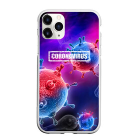 Чехол для iPhone 11 Pro Max матовый с принтом CORONAVIRUS в городе Новоалтайск, Силикон |  | Тематика изображения на принте: covid 19 | molecule | абстракция | клетки | коронавирус | медицина | микробы | молекулы | наука | нейрон | нейроны | текстура | текстуры | формула