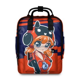 Женский рюкзак 3D с принтом Ladybug BEA в городе Новоалтайск, 100% полиэстер | лямки с регулируемой длиной, сверху ручки, чтобы рюкзак нести как сумку. Основное отделение закрывается на молнию, как и внешний карман. Внутри два дополнительных кармана, один из которых закрывается на молнию. По бокам два дополнительных кармашка, куда поместится маленькая бутылочка
 | Тематика изображения на принте: bea | brawl stars bea | brawl stars ladybug | ladybug bea | биа | бия | бравл старс | бравл старс биа | ледибаг | ледибаг бравл старс