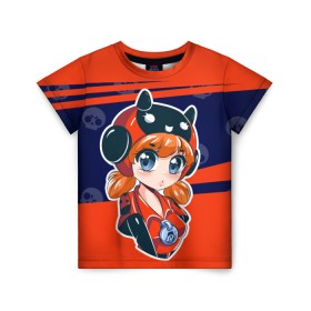 Детская футболка 3D с принтом Ladybug BEA в городе Новоалтайск, 100% гипоаллергенный полиэфир | прямой крой, круглый вырез горловины, длина до линии бедер, чуть спущенное плечо, ткань немного тянется | Тематика изображения на принте: bea | brawl stars bea | brawl stars ladybug | ladybug bea | биа | бия | бравл старс | бравл старс биа | ледибаг | ледибаг бравл старс