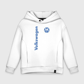 Детское худи Oversize хлопок с принтом Volkswagen. в городе Новоалтайск, френч-терри — 70% хлопок, 30% полиэстер. Мягкий теплый начес внутри —100% хлопок | боковые карманы, эластичные манжеты и нижняя кромка, капюшон на магнитной кнопке | Тематика изображения на принте: 2020 | car | sport | volkswagen | авто | автомобильные | бренд | вирус | коронавирус | марка | машина | новый лого | спорт | стиль | фольксваген
