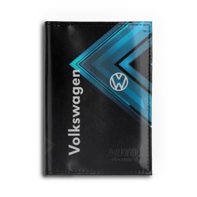 Обложка для автодокументов с принтом Volkswagen. в городе Новоалтайск, натуральная кожа |  размер 19,9*13 см; внутри 4 больших “конверта” для документов и один маленький отдел — туда идеально встанут права | Тематика изображения на принте: 2020 | car | sport | volkswagen | авто | автомобильные | бренд | вирус | коронавирус | марка | машина | новый лого | спорт | стиль | фольксваген