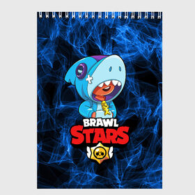 Скетчбук с принтом BRAWL STARS LEON SHARK в городе Новоалтайск, 100% бумага
 | 48 листов, плотность листов — 100 г/м2, плотность картонной обложки — 250 г/м2. Листы скреплены сверху удобной пружинной спиралью | 8 bit | 8 бит | bibi | brawl stars | crow | el brown | leon | leon shark | max | mr.p | sally leon | shark | stars | virus | werewolf | акула | биби | вирус | ворон | леон | оборотень | пингвин