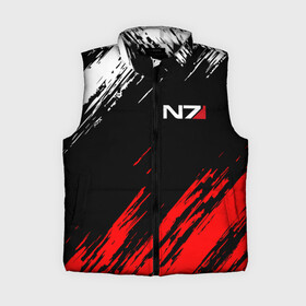 Женский жилет утепленный 3D с принтом MASS EFFECT N7  МАСС ЭФФЕКТ Н7 в городе Новоалтайск,  |  | abstraction | bioware | geometry | hexagon | n7 | neon | shepard | stripes | texture | triangle | абстракция | броня | брызги | геометрия | жнецы | костюм | краски | масс эффект | н7 | неон | неоновый | соты | стальная броня 