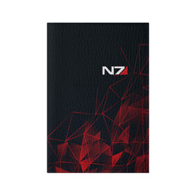 Обложка для паспорта матовая кожа с принтом MASS EFFECT N7 в городе Новоалтайск, натуральная матовая кожа | размер 19,3 х 13,7 см; прозрачные пластиковые крепления | Тематика изображения на принте: bioware | n7 | shepard | броня | жнецы | костюм | масс эффект | н7 | стальная броня | шепард | эффект массы