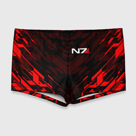 Мужские купальные плавки 3D с принтом MASS EFFECT N7 в городе Новоалтайск, Полиэстер 85%, Спандекс 15% |  | Тематика изображения на принте: bioware | n7 | shepard | броня | жнецы | костюм | масс эффект | н7 | стальная броня | шепард | эффект массы