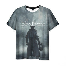 Мужская футболка 3D с принтом Bloodborne. в городе Новоалтайск, 100% полиэфир | прямой крой, круглый вырез горловины, длина до линии бедер | bloodborne | bloodborne 2 | esport | game | playstation | бладборн | игра | киберспорт | киберспортсмен | порождение крови