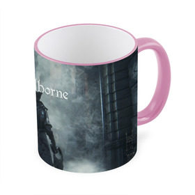 Кружка с принтом Bloodborne. в городе Новоалтайск, керамика | ёмкость 330 мл | bloodborne | bloodborne 2 | esport | game | playstation | бладборн | игра | киберспорт | киберспортсмен | порождение крови