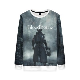 Женский свитшот 3D с принтом Bloodborne. в городе Новоалтайск, 100% полиэстер с мягким внутренним слоем | круглый вырез горловины, мягкая резинка на манжетах и поясе, свободная посадка по фигуре | bloodborne | bloodborne 2 | esport | game | playstation | бладборн | игра | киберспорт | киберспортсмен | порождение крови