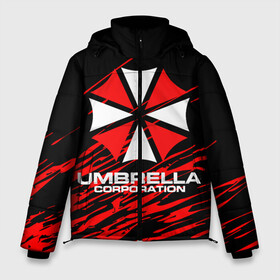 Мужская зимняя куртка 3D с принтом Umbrella Corporation в городе Новоалтайск, верх — 100% полиэстер; подкладка — 100% полиэстер; утеплитель — 100% полиэстер | длина ниже бедра, свободный силуэт Оверсайз. Есть воротник-стойка, отстегивающийся капюшон и ветрозащитная планка. 

Боковые карманы с листочкой на кнопках и внутренний карман на молнии. | Тематика изображения на принте: resident evil | umbrella corporation | амбрелла | амбрелла корпорейшн | вирус | вымышленная военная и фармацевтическая корпорация | игра | умбрелла