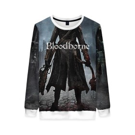 Женский свитшот 3D с принтом Bloodborne. в городе Новоалтайск, 100% полиэстер с мягким внутренним слоем | круглый вырез горловины, мягкая резинка на манжетах и поясе, свободная посадка по фигуре | bloodborne | bloodborne 2 | esport | game | playstation | бладборн | игра | киберспорт | киберспортсмен | порождение крови