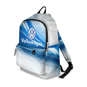 Рюкзак 3D с принтом Volkswagen. в городе Новоалтайск, 100% полиэстер | лямки с регулируемой длиной, сверху петелька, чтобы рюкзак можно было повесить на вешалку. Основное отделение закрывается на молнию, как и внешний карман. Внутри два дополнительных кармана, один из которых закрывается на молнию. По бокам два дополнительных кармашка | Тематика изображения на принте: 2020 | car | sport | volkswagen | авто | автомобильные | бренд | вирус | коронавирус | марка | машина | новый лого | спорт | стиль | фольксваген