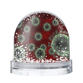 Снежный шар с принтом COVID-19 в городе Новоалтайск, Пластик | Изображение внутри шара печатается на глянцевой фотобумаге с двух сторон | covid 19 | molecule | абстракция | клетки | коронавирус | медицина | микробы | молекулы | наука | нейрон | нейроны | текстура | текстуры | формула