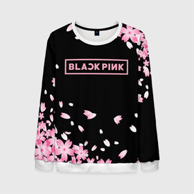 Мужской свитшот 3D с принтом BLACKPINK в городе Новоалтайск, 100% полиэстер с мягким внутренним слоем | круглый вырез горловины, мягкая резинка на манжетах и поясе, свободная посадка по фигуре | black  pink | blackpink | jennie | jisoo | k pop | lalisa | группа | к поп | корейская группа | розовый | черный