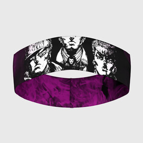 Повязка на голову 3D с принтом JJBA: Diamond is Unbreakable в городе Новоалтайск,  |  | adventure | jojo | jojo s bizarre | jojo’s bizarre adventure | killer queen | yare yare daze | аниме | джоджо | манга | невероятные приключения джоджо | яре яре дазе