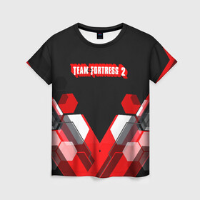 Женская футболка 3D с принтом TEAM FORTRESS 2 в городе Новоалтайск, 100% полиэфир ( синтетическое хлопкоподобное полотно) | прямой крой, круглый вырез горловины, длина до линии бедер | characters | demoman | engineer | heavy | medic | pyro | sniper | soldier | spy | team fortress 2 | медик | персонажи | поджигатель | подрывник | пулеметчик | разведчик | снайпер | солдат | шпион