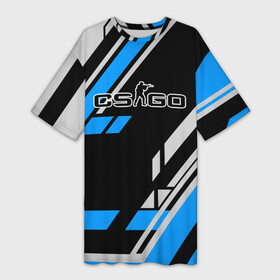 Платье-футболка 3D с принтом CS:GO в городе Новоалтайск,  |  | awp | counter strike | cs go | cs go global offensive | hyper beast | skin cs | team cs | команды cs | скины оружия | скоростной зверь | хайпер бист