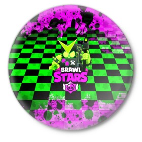 Значок с принтом BRAWL STARS:8 BIT VIRUS в городе Новоалтайск,  металл | круглая форма, металлическая застежка в виде булавки | Тематика изображения на принте: 8 bit | bibi | brawl stars | brock | bull | crow | dinomike | el primo | leon | mobile game | nita | poko | ricochet | sandy | shall | stars | tara | бравл старс | ворон | леон | мобильные игры