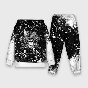 Детский костюм 3D (с толстовкой) с принтом QUEEN. в городе Новоалтайск,  |  | Тематика изображения на принте: queen | британская рок группа | квин | куин | кьюин | мистер робот | музыка | рами малек | рок | рок музыка | фредди меркьюри