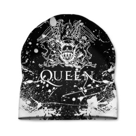Шапка 3D с принтом QUEEN. в городе Новоалтайск, 100% полиэстер | универсальный размер, печать по всей поверхности изделия | queen | британская рок группа | квин | куин | кьюин | мистер робот | музыка | рами малек | рок | рок музыка | фредди меркьюри