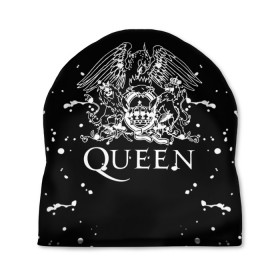 Шапка 3D с принтом QUEEN. в городе Новоалтайск, 100% полиэстер | универсальный размер, печать по всей поверхности изделия | queen | британская рок группа | квин | куин | кьюин | мистер робот | музыка | рами малек | рок | рок музыка | фредди меркьюри