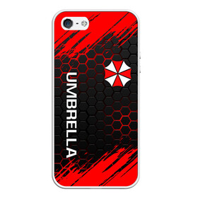 Чехол для iPhone 5/5S матовый с принтом UMBRELLA CORP в городе Новоалтайск, Силикон | Область печати: задняя сторона чехла, без боковых панелей | ada wong | biohazard | leon | nemesis | project resistance | raccoon city | re | re3 | resident evil | resident evil 3 | rpd | stars | umbrella | ада вонг | амбрелла | немезис | ужасы
