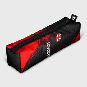 Пенал 3D с принтом UMBRELLA CORP в городе Новоалтайск, 100% полиэстер | плотная ткань, застежка на молнии | Тематика изображения на принте: ada wong | biohazard | leon | nemesis | project resistance | raccoon city | re | re3 | resident evil | resident evil 3 | rpd | stars | umbrella | ада вонг | амбрелла | немезис | ужасы