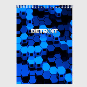 Скетчбук с принтом DETROITBECOME HUMAN в городе Новоалтайск, 100% бумага
 | 48 листов, плотность листов — 100 г/м2, плотность картонной обложки — 250 г/м2. Листы скреплены сверху удобной пружинной спиралью | android | connor | detroit become human | game | rk 800 | urban | будущее | город | детроит | игры | мир | роботы | технологии