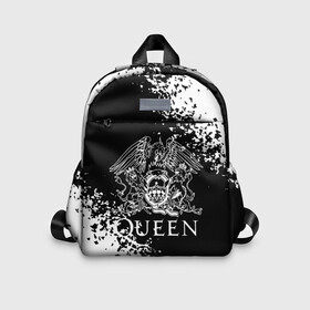 Детский рюкзак 3D с принтом QUEEN. в городе Новоалтайск, 100% полиэстер | лямки с регулируемой длиной, сверху петелька, чтобы рюкзак можно было повесить на вешалку. Основное отделение закрывается на молнию, как и внешний карман. Внутри дополнительный карман. По бокам два дополнительных кармашка | queen | британская рок группа | квин | куин | кьюин | мистер робот | музыка | рами малек | рок | рок музыка | фредди меркьюри