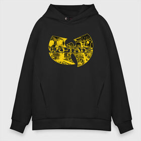 Мужское худи Oversize хлопок с принтом Wu-Tang Clan в городе Новоалтайск, френч-терри — 70% хлопок, 30% полиэстер. Мягкий теплый начес внутри —100% хлопок | боковые карманы, эластичные манжеты и нижняя кромка, капюшон на магнитной кнопке | genius gza | method man | razor rza | wu tang | wu tang clan | ву танг клан | гангста рэп | гангстеры | девяти человек | музыка | хип хоп