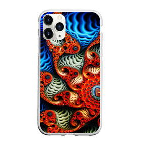Чехол для iPhone 11 Pro Max матовый с принтом Fractal illusion в городе Новоалтайск, Силикон |  | abstract | abstraction | color | fractal | geometry | paitnt | polygon | polygonal | psy | абстракция | геометрия | краски | неоновые | полигоны | психоделика | фрактал