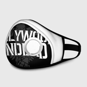Маска из неопрена с принтом HOLLYWOOD UNDEAD в городе Новоалтайск, неопрен 100% | Форма огибающая нос. Резинки для ушей с дополнительной резинкой на затылке. Клапан для выдоха для активного дыхания при занятиях спортом. Эластичный материал маски и окантовки для лучшего растяжения и прилегания маски.  | deuce | hollywood undead | hu | j dog | shady jeff | голливуд | голливудская нежить | даниэль мурильо | джордан террелл | джордж артур рейган | дилан альварес | мэттью сент клер | нежить
