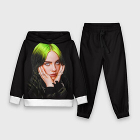 Детский костюм 3D (с толстовкой) с принтом BILLIE EILISH в городе Новоалтайск,  |  | bad | bill | billie | eil | eili | eilish | guy | music | ocean | айлиш | айлишь | беляш | бил | билли | девочке | девушке | женщине | мальчику | мужчине | музыка | музыкант | парню | певица | эйл | эйли | эйлиш | эйлишь
