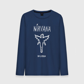 Мужской лонгслив хлопок с принтом Nirvana In utero в городе Новоалтайск, 100% хлопок |  | Тематика изображения на принте: in utero | nevermind | nirvana | nirvana in utero | smile | курт кобейн | нирвана | нирвана in utero
