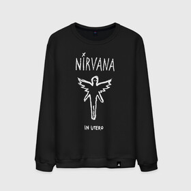 Мужской свитшот хлопок с принтом Nirvana In utero в городе Новоалтайск, 100% хлопок |  | Тематика изображения на принте: in utero | nevermind | nirvana | nirvana in utero | smile | курт кобейн | нирвана | нирвана in utero