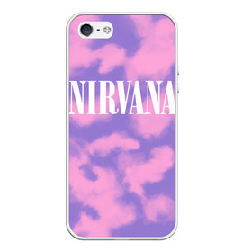 Чехол для iPhone 5/5S матовый с принтом NIRVANA в городе Новоалтайск, Силикон | Область печати: задняя сторона чехла, без боковых панелей | in utero | nevermind | nirvana | nirvana in utero | nirvana logo | smile | курт кобейн | нирвана | нирвана in utero | нирвана лого