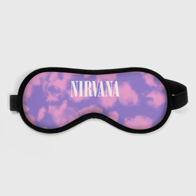 Маска для сна 3D с принтом NIRVANA в городе Новоалтайск, внешний слой — 100% полиэфир, внутренний слой — 100% хлопок, между ними — поролон |  | Тематика изображения на принте: in utero | nevermind | nirvana | nirvana in utero | nirvana logo | smile | курт кобейн | нирвана | нирвана in utero | нирвана лого