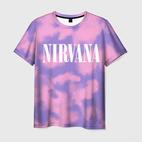 Мужская футболка 3D с принтом NIRVANA в городе Новоалтайск, 100% полиэфир | прямой крой, круглый вырез горловины, длина до линии бедер | Тематика изображения на принте: in utero | nevermind | nirvana | nirvana in utero | nirvana logo | smile | курт кобейн | нирвана | нирвана in utero | нирвана лого