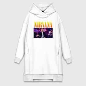 Платье-худи хлопок с принтом NIRVANA Курт Кобейн в городе Новоалтайск,  |  | in utero | nevermind | nirvana | nirvana in utero | nirvana logo | smile | курт кобейн | нирвана | нирвана in utero | нирвана лого